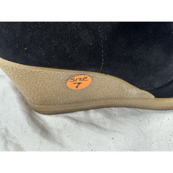 J Crew Chukka Boots Mens 7 Black Suede Lace Up Casual Desert Shoes